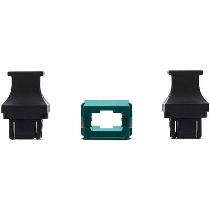 Alternate-Image3 Image for StarTech MPO/MTP Coupler, Multimode OM3/OM4 MPO Fiber Coupler, Key Up-Key Down, Fiber Optic MPO/MTP Coupler for Patch Panels - Aqua