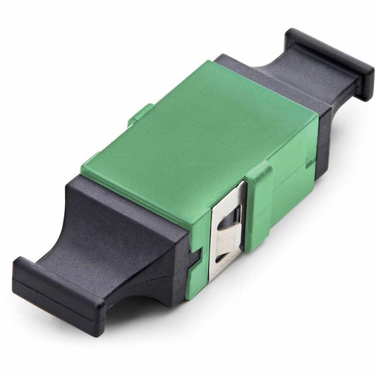 Main Image for StarTech MPO/MTP Coupler, Single Mode MPO Fiber Coupler, Key Up-Key Down, Fiber Optic MPO/MTP-APC Coupler for Patch Panels/Enclosures