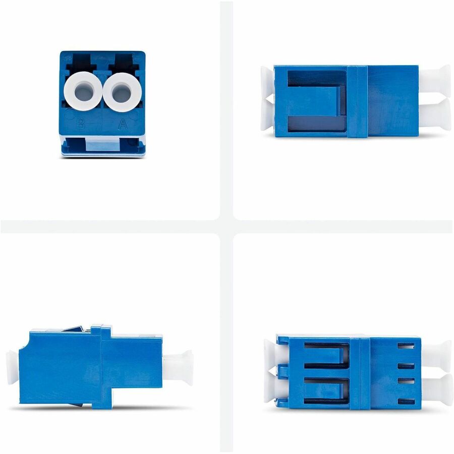 Alternate-Image2 Image for StarTech LC to LC Coupler, Single Mode LC Fiber Coupler, LC/UPC Duplex Adapter, Fiber Optic LC Coupler for Patch Panel