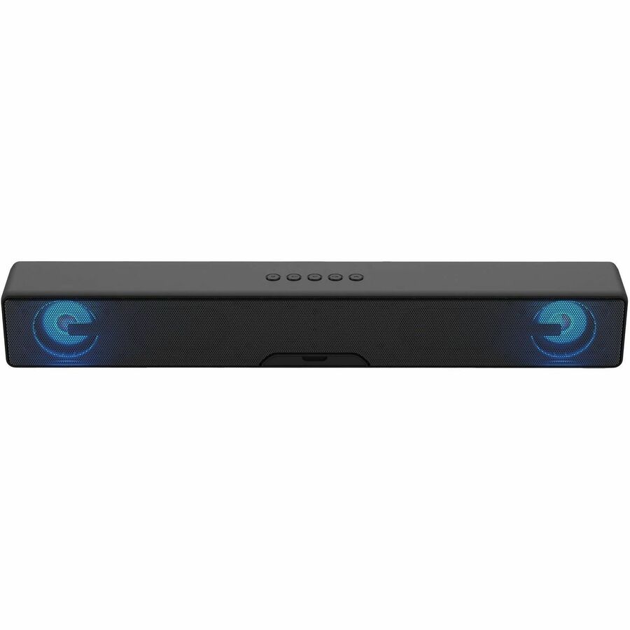 Front Image for Supersonic SC-1423SB 2.0 Portable Bluetooth Sound Bar Speaker - 10 W RMS - Siri, Google Assistant Supported - Black