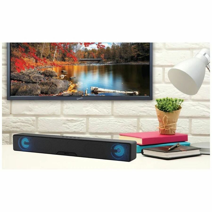 Alternate-Image3 Image for Supersonic SC-1423SB 2.0 Portable Bluetooth Sound Bar Speaker - 10 W RMS - Siri, Google Assistant Supported - Black