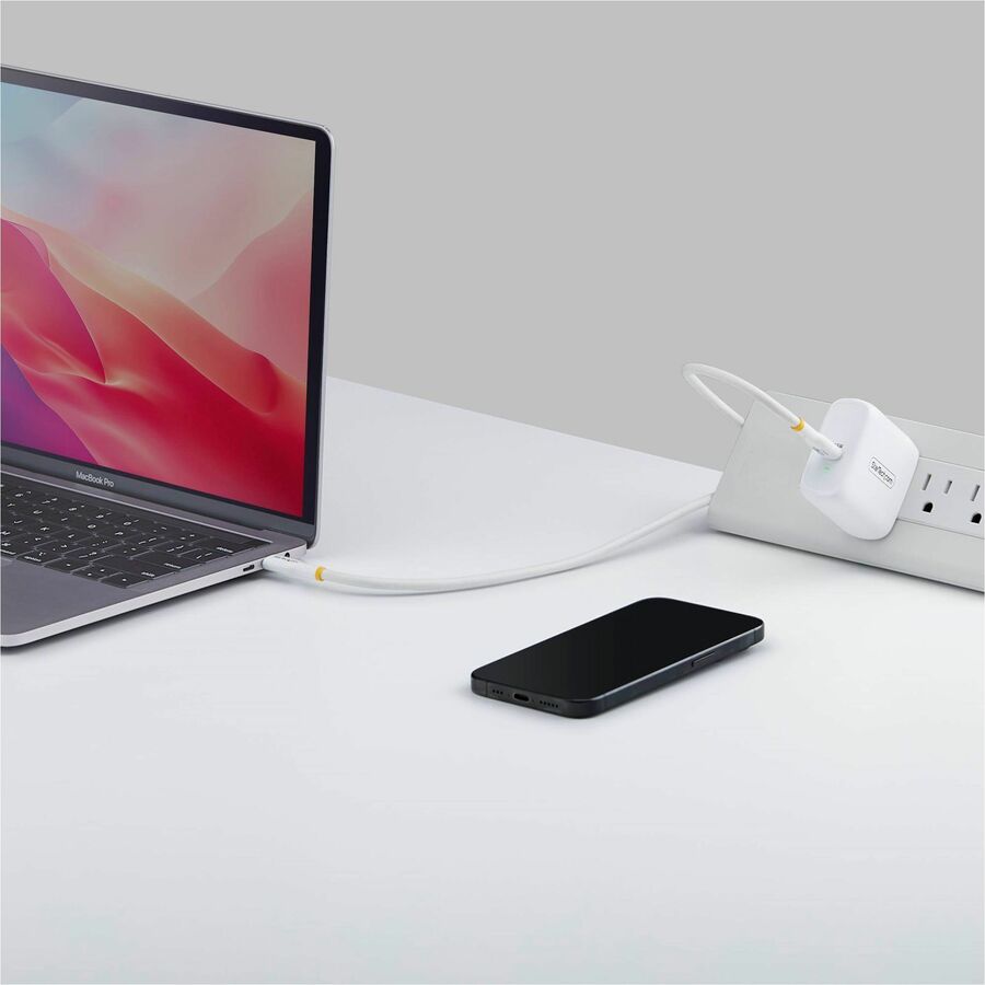 Alternate-Image7 Image for StarTech 65W USB-C Laptop Charger, GaN Charger with Power Adapter Brick for Dell, XPS, HP ProBook, MacBook Pro, Microsoft Surface Pro
