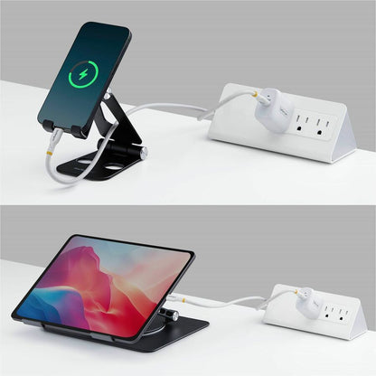 Alternate-Image5 Image for StarTech 20W USB-C Wall Charger, Portable Charger with USB Power Delivery Fast Charging, 5V/9V PD, USB-C Charger, White