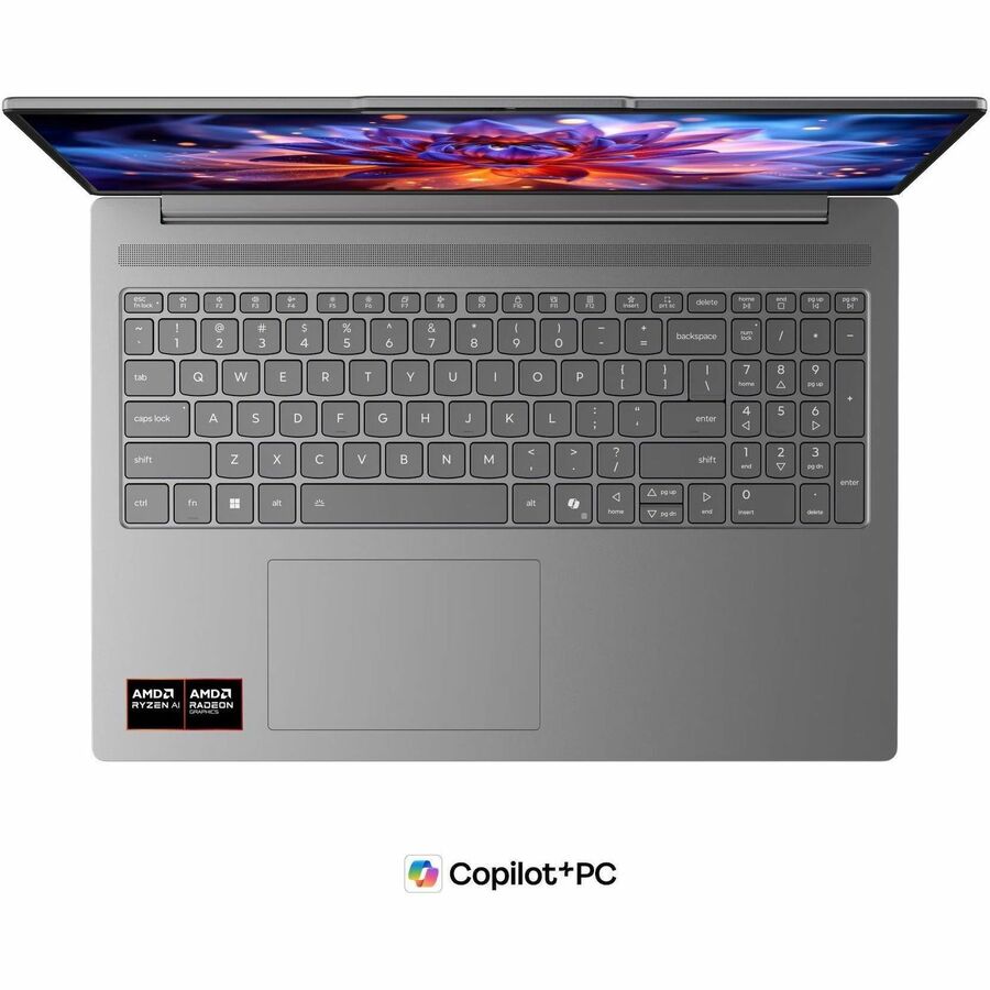 Alternate-Image2 Image for Lenovo IdeaPad Slim 5 16AGP11 83S20008US 16" Copilot+ PC Notebook - WUXGA - 60 Hz - AMD Ryzen AI 5 Ryzen AI 400 Series 430 - 16 GB - 1 TB SSD - English Keyboard - Luna Gray