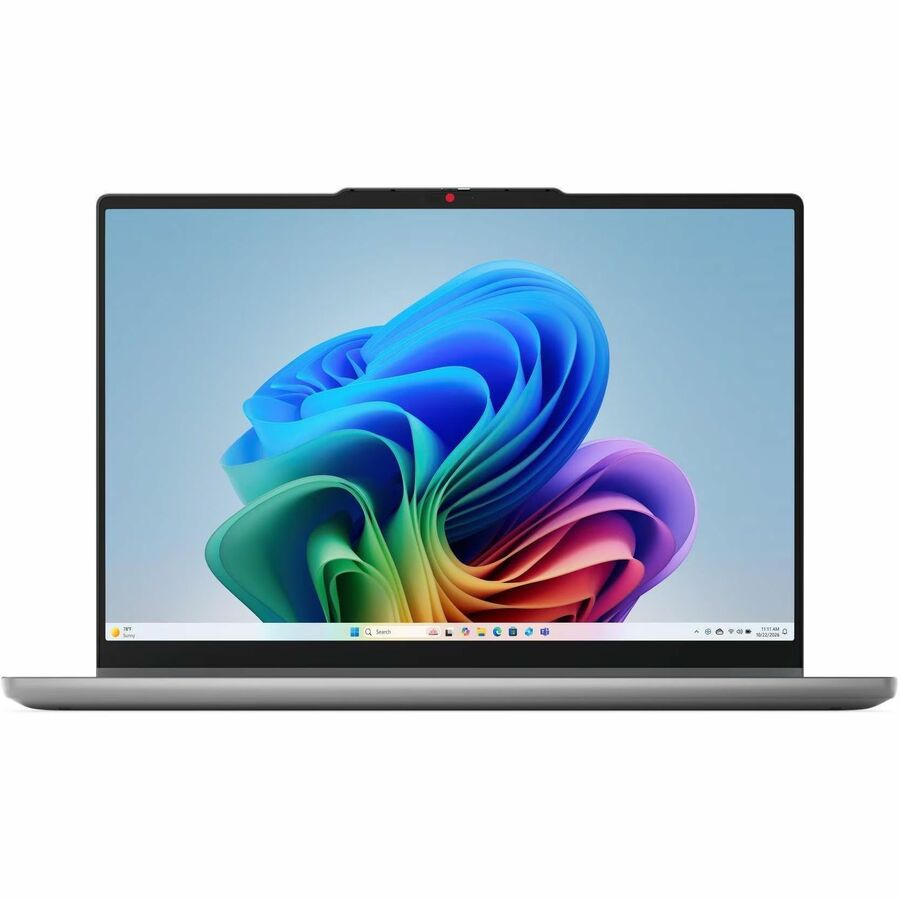 Front Image for Lenovo IdeaPad 5 14IPH11 83UG0008US 14" Touchscreen Convertible Copilot+ PC 2 in 1 Notebook - WUXGA - 60 Hz - Intel Core Ultra 5 322 - 16 GB - 1 TB SSD - English Keyboard - Luna Gray
