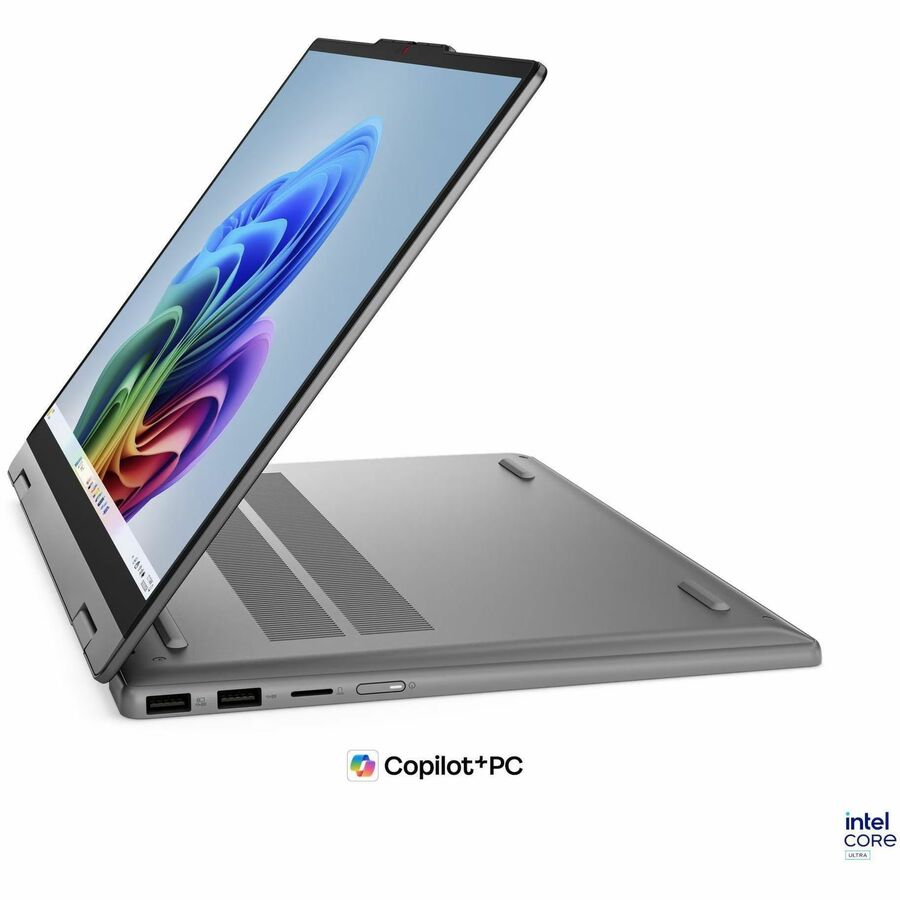 Alternate-Image4 Image for Lenovo IdeaPad 5 14IPH11 83UG0008US 14" Touchscreen Convertible Copilot+ PC 2 in 1 Notebook - WUXGA - 60 Hz - Intel Core Ultra 5 322 - 16 GB - 1 TB SSD - English Keyboard - Luna Gray
