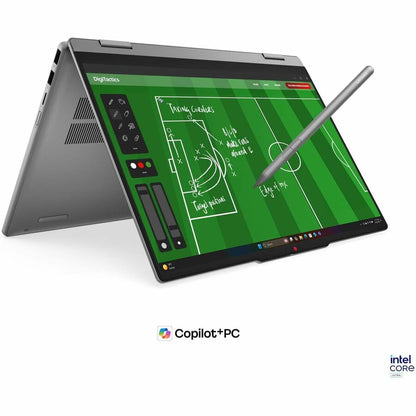 Alternate-Image1 Image for Lenovo IdeaPad 5 14IPH11 83UG0008US 14" Touchscreen Convertible Copilot+ PC 2 in 1 Notebook - WUXGA - 60 Hz - Intel Core Ultra 5 322 - 16 GB - 1 TB SSD - English Keyboard - Luna Gray