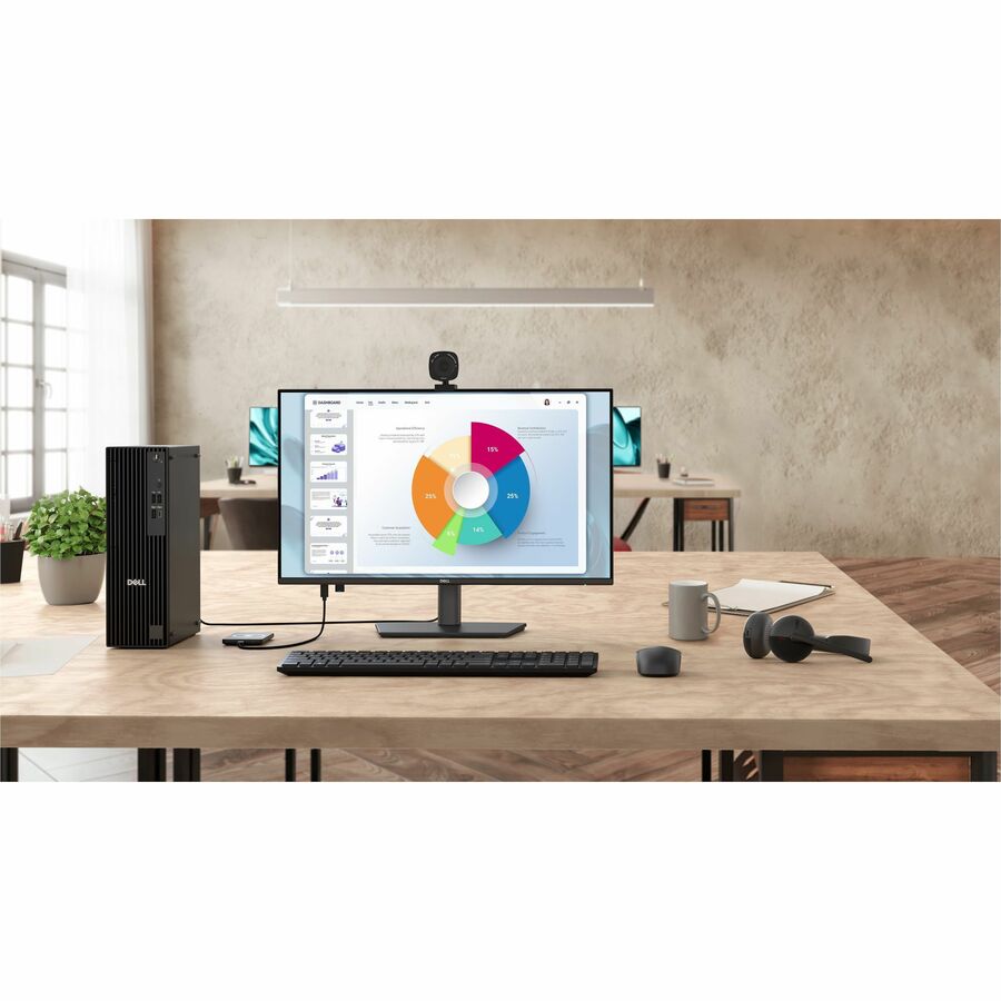 Life-Style Image for Dell Pro P P2426H 24" Class Full HD LED Monitor - 16:9 - Dark Gray - TAA Compliant