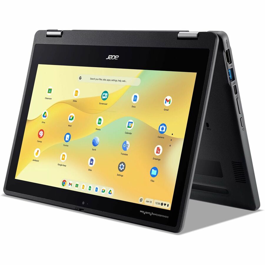 Alternate-Image5 Image for Acer Chromebook Spin 511 R757T R757T-C3JE 11.6" Touchscreen Rugged Convertible 2 in 1 Chromebook - HD - 60 Hz - Intel N150 - 8 GB - 64 GB Flash Memory - English (US) Keyboard - Black