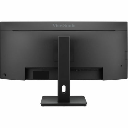 Rear Image for ViewSonic VG3409C 34 Inch 1440p Ultrawide Monitor, Curved VA Display with 120Hz for Smooth Home and Office Productivity, Advanced Ergonomics, 96W USB-C, RJ45, HDMI, and DisplayPort Inputs