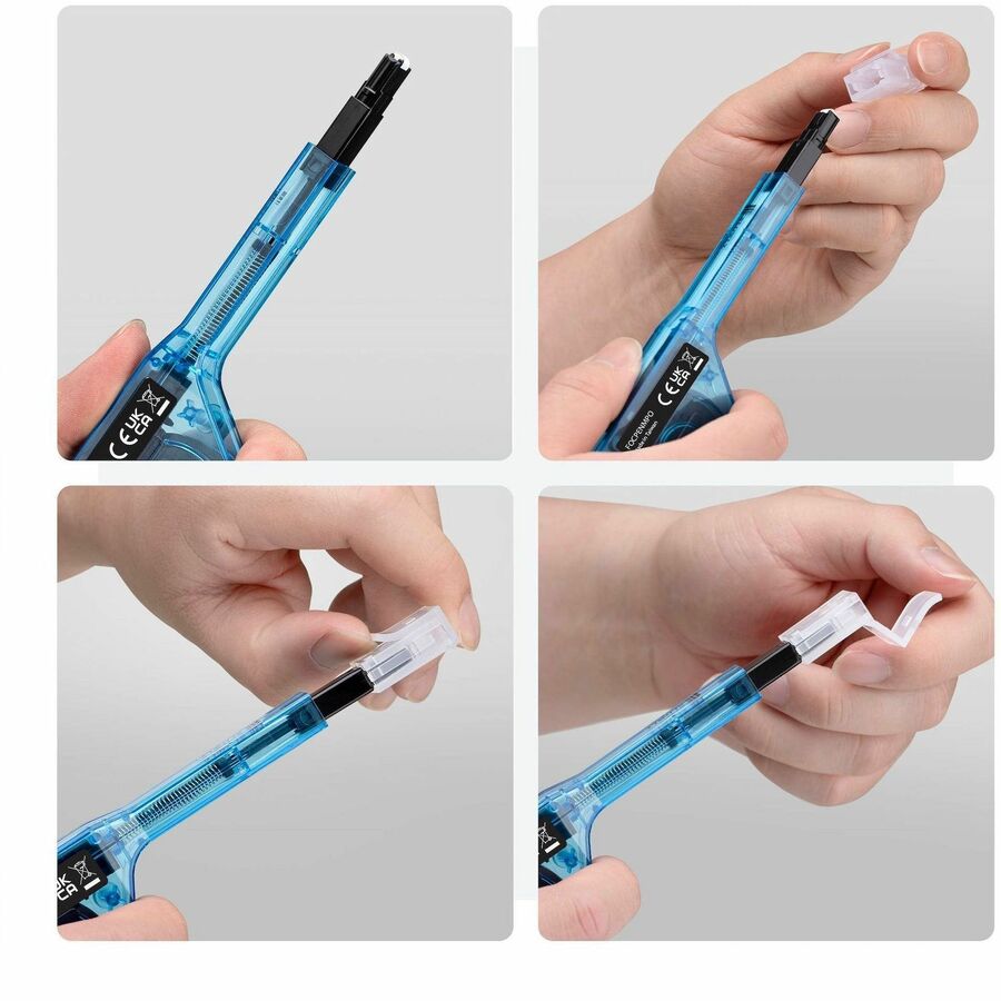 Alternate-Image6 Image for StarTech Fiber Optic Cleaning Pen, MPO Fiber Cleaner for MPO/MTP Fiber Ports, Fiber Connector Cleaner, Optical Fiber Cleaning Pen