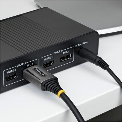 Alternate-Image6 Image for StarTech 6ft DisplayPort 2.1 Cable, VESA Certified DP80 DisplayPort Cable, 10K/8K 60Hz, 16K 60Hz/8K 240Hz w/DSC 1.2a, DP 2.1 Cord