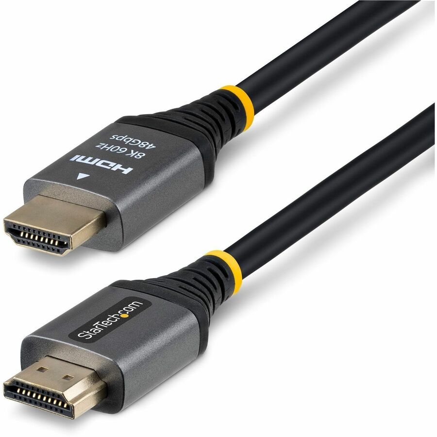 Alternate-Image1 Image for StarTech 6ft (1.8m) Certified Ultra High Speed HDMI Cable, 8K 60Hz/4K 120Hz, HDMI 2.1 Cable with HDR10+ / eARC, 48Gbps, 8K HDMI Cord