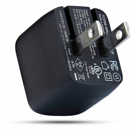 Alternate-Image1 Image for StarTech 30W USB-C Wall Charger, Portable GaN Charger with USB Power Delivery Fast Charging, GaN 5V/9V/15/20V, USB-C Charger, Black