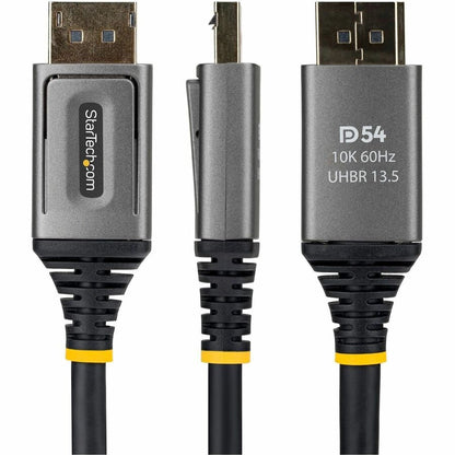 Alternate-Image2 Image for StarTech 6ft DisplayPort 2.1 Cable, VESA Certified DP54 DisplayPort Cable, 8K 60Hz, 8K 144Hz/4K 240Hz w/DSC 1.2a, DP 2.1 Monitor Cord