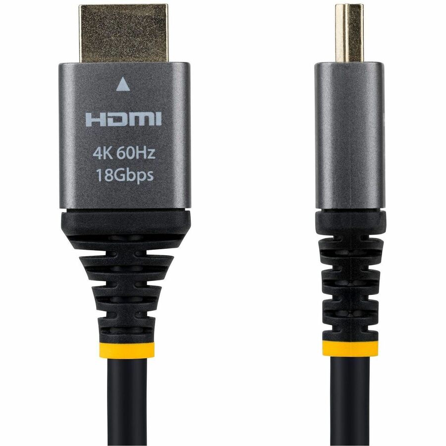 Alternate-Image6 Image for StarTech 3ft (91cm) Premium Certified High Speed HDMI Cable, 4K 60Hz/1440p 144Hz, High-Flex HDMI 2.0 Cable with HDR10/ARC, 18Gbps