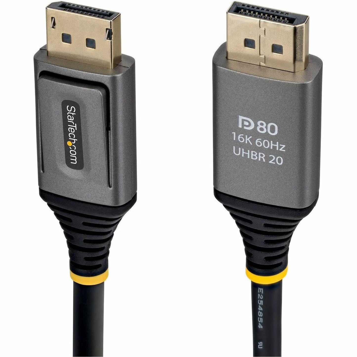 Main Image for StarTech 5ft DisplayPort 2.1 Cable, VESA Certified DP80 DisplayPort Cable, 10K/8K 60Hz, 16K 60Hz/8K 240Hz w/DSC 1.2a, DP 2.1 Cord