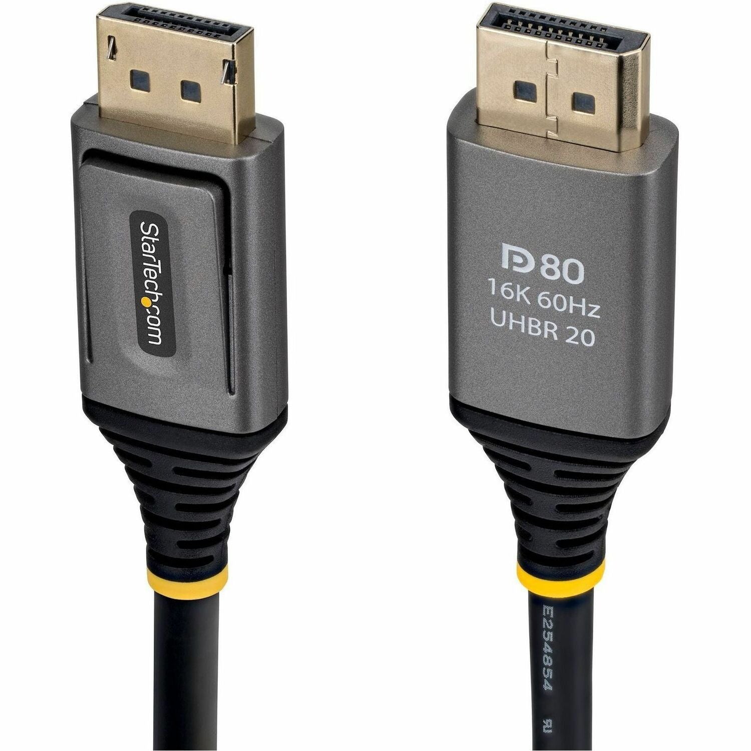 Main Image for StarTech 5ft DisplayPort 2.1 Cable, VESA Certified DP80 DisplayPort Cable, 10K/8K 60Hz, 16K 60Hz/8K 240Hz w/DSC 1.2a, DP 2.1 Cord