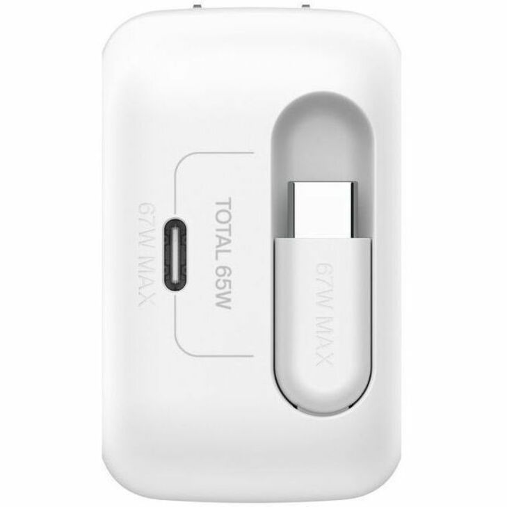 Alternate-Image7 Image for Belkin UltraCharge Retractable GaN Wall Charger 67W, White