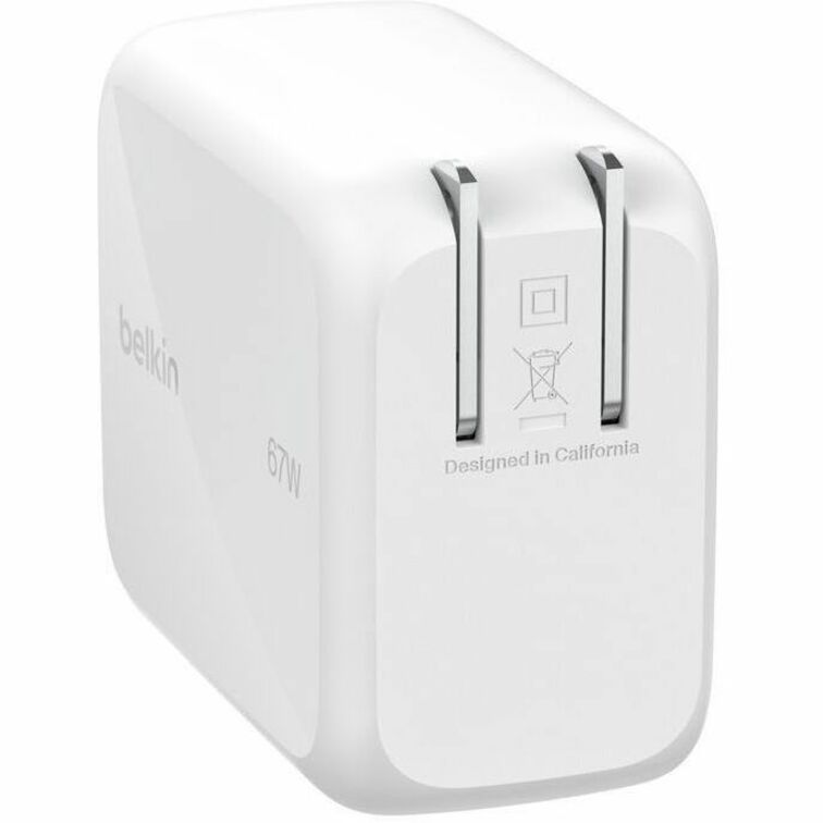 Alternate-Image8 Image for Belkin UltraCharge Retractable GaN Wall Charger 67W, White