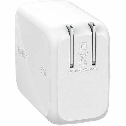Alternate-Image8 Image for Belkin UltraCharge Retractable GaN Wall Charger 67W, White