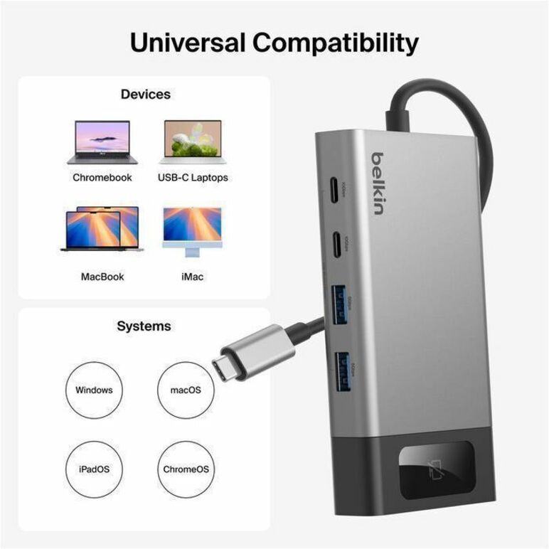Alternate-Image4 Image for Belkin Connect 8-Port Dual Display USB-C Hub
