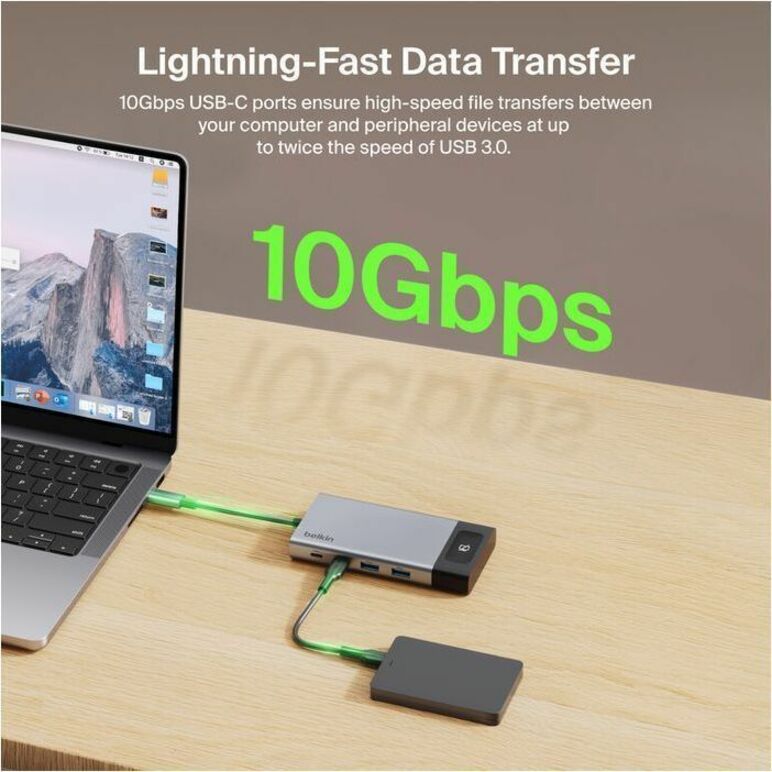 Alternate-Image7 Image for Belkin Connect 8-Port Dual Display USB-C Hub