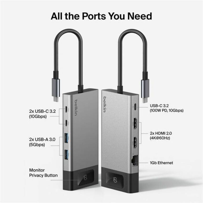 Alternate-Image10 Image for Belkin Connect 8-Port Dual Display USB-C Hub