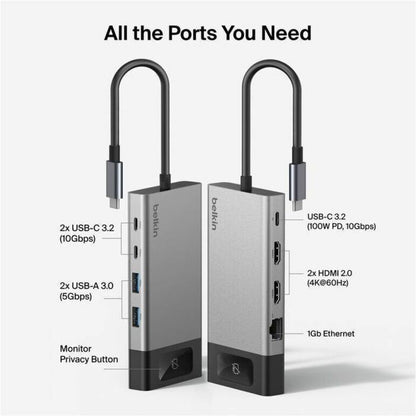 Alternate-Image10 Image for Belkin Connect 8-Port Dual Display USB-C Hub