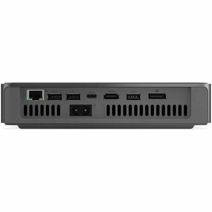 Rear Image for Lenovo IdeaCentre Mini 01Q8X10 91B6001PUT Desktop Computer - Qualcomm Snapdragon X X1-26-100 - 32 GB - 512 GB PCI Express NVMe 4.0 x4 SSD - Tiny - Luna Gray