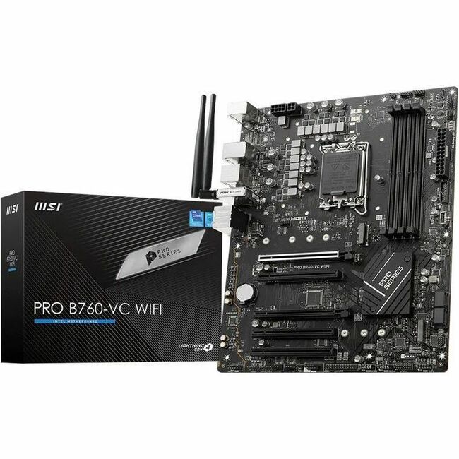 Main Image for MSI B760-VC WIFI GEN5 Gaming Desktop Motherboard - Intel B760 Chipset - Socket LGA-1700 - ATX