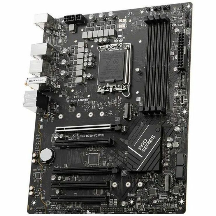 Alternate-Image2 Image for MSI B760-VC WIFI GEN5 Gaming Desktop Motherboard - Intel B760 Chipset - Socket LGA-1700 - ATX