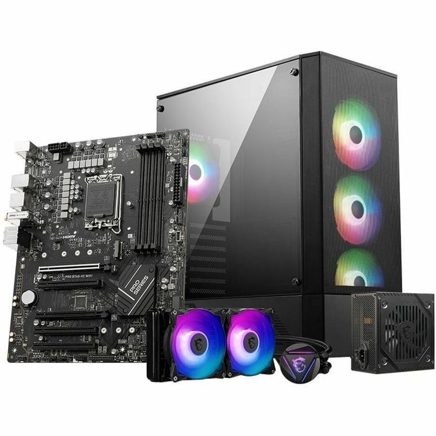 Alternate-Image5 Image for MSI B760-VC WIFI GEN5 Gaming Desktop Motherboard - Intel B760 Chipset - Socket LGA-1700 - ATX