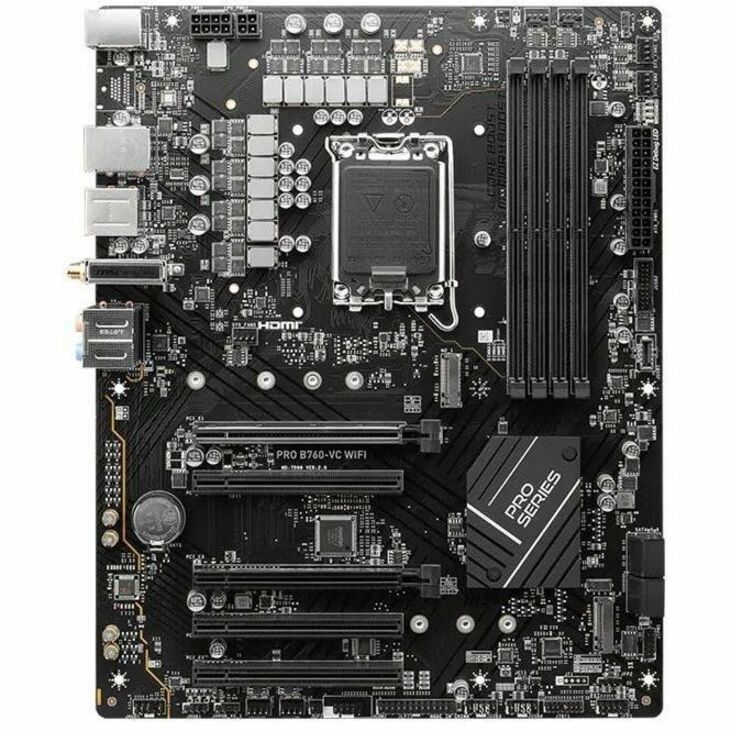 Alternate-Image1 Image for MSI B760-VC WIFI GEN5 Gaming Desktop Motherboard - Intel B760 Chipset - Socket LGA-1700 - ATX