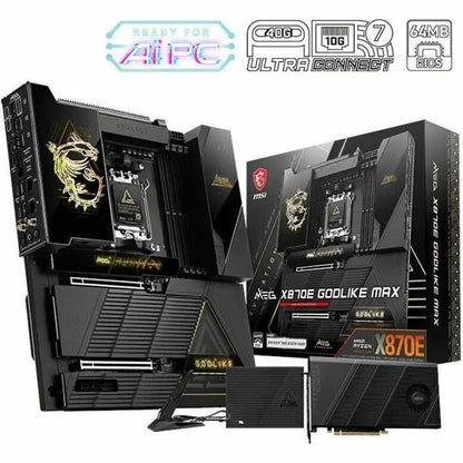 Alternate-Image4 Image for MSI MEG X870E GODLIKE MAX - X870EGODLIKE MAX - EATX Gaming Motherboard - AM5 - X870E Chipset