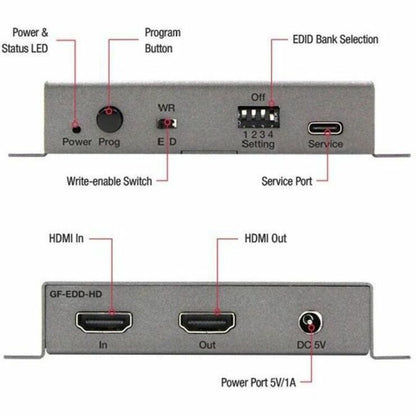 Alternate-Image3 Image for Gefen DisplayPort EDID Detective with EDID Control & 8K Support (GF-EDD-DP)