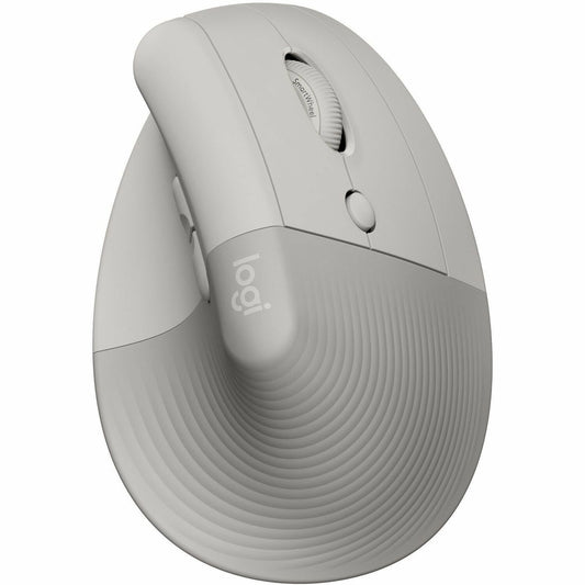 Main Image for Logitech Lift Vertical Ergonomic Mouse, Wireless, Bluetooth or Logi Bolt USB receiver, Quiet clicks, 6 buttons, Sand