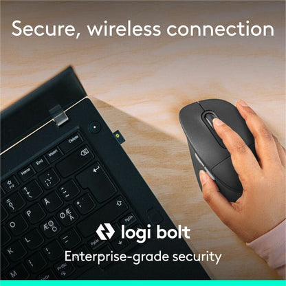 Alternate-Image8 Image for Logitech Signature Comfort Plus Combo MK880 for Business, Full-Size Wireless Keyboard and Mouse with Palm Rest, Silent Clicks, Secure Receiver, Bluetooth, Windows/macOS