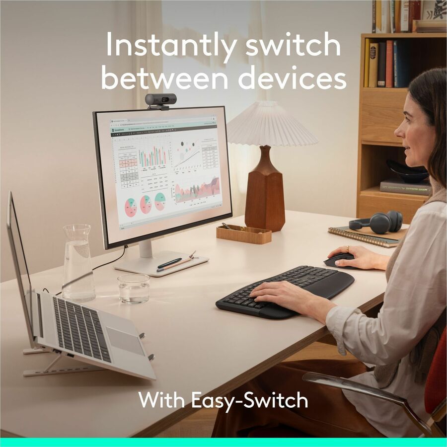 Alternate-Image6 Image for Logitech Signature Comfort M840 L Wireless Mouse, Bluetooth Mouse with Silent Clicks, SmartWheel, Customizable Buttons, Black