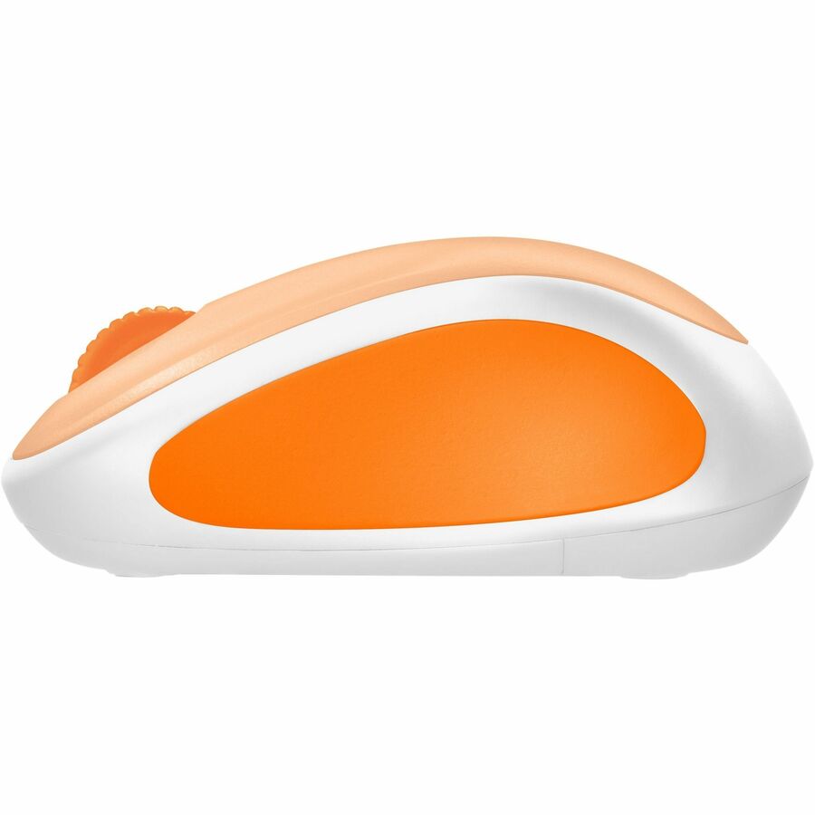 Alternate-Image1 Image for Logitech Design Mouse Wireless Mouse Limited Edition - USB Receiver, 12 months AA Battery Life, Portable & Lightweight, Light Orange
