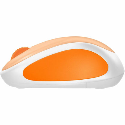 Alternate-Image1 Image for Logitech Design Mouse Wireless Mouse Limited Edition - USB Receiver, 12 months AA Battery Life, Portable & Lightweight, Light Orange
