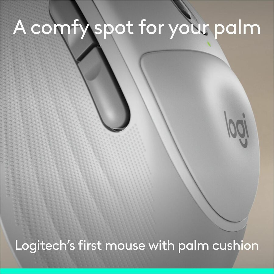Alternate-Image4 Image for Logitech Signature Comfort Plus Combo MK880 Wireless Keyboard and Mouse Combo, Full-Size Comfort Keyboard with Palm Rest, Off-white