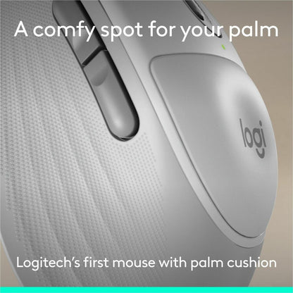 Alternate-Image4 Image for Logitech Signature Comfort Plus Combo MK880 Wireless Keyboard and Mouse Combo, Full-Size Comfort Keyboard with Palm Rest, Off-white