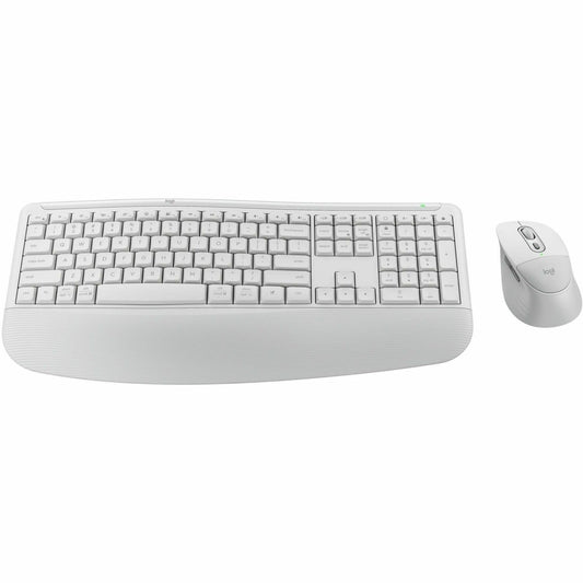 Main Image for Logitech Signature Comfort Plus Combo MK880 Wireless Keyboard and Mouse Combo, Full-Size Comfort Keyboard with Palm Rest, Off-white