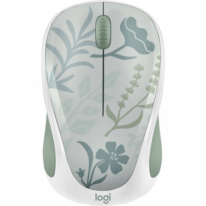 Alternate-Image2 Image for Logitech Design Mouse Wireless Mouse Limited Edition - USB Receiver, 12 months AA Battery Life, Portable & Lightweight, Misty Garden