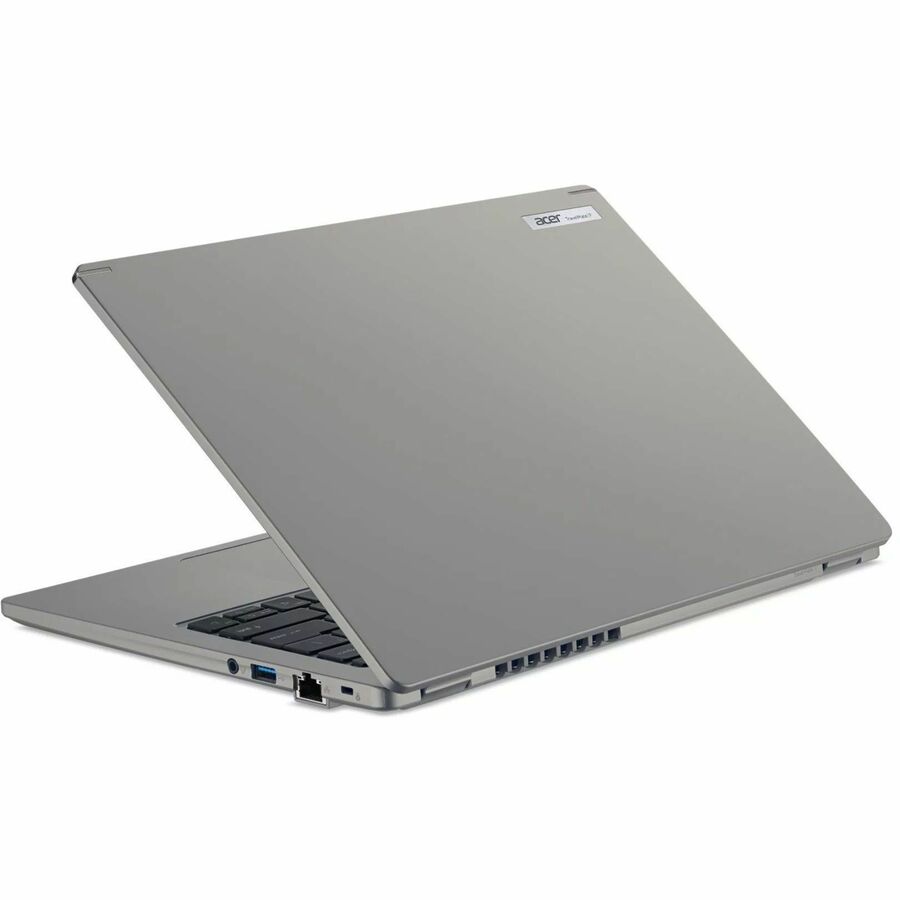Rear Image for Acer TravelMate P4 14 AI TMP414-56 TMP414-56-79JC 14" Clamshell Copilot+ PC Notebook - WUXGA - 120 Hz - Intel Core Ultra 7 355 - 16 GB - 512 GB PCI Express NVMe 4.0 SSD - English (US) Keyboard - Iron