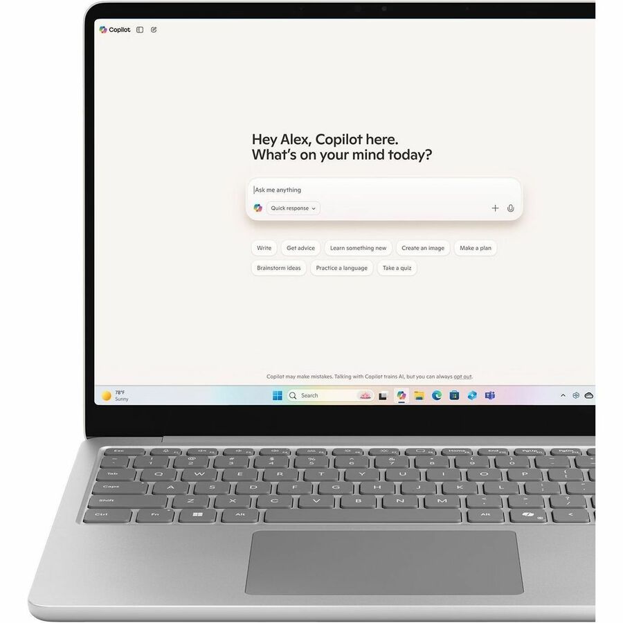 Alternate-Image2 Image for Microsoft Surface Laptop 13.8" Notebook - Intel Core Ultra 5 - 32 GB - 256 GB SSD - Platinum