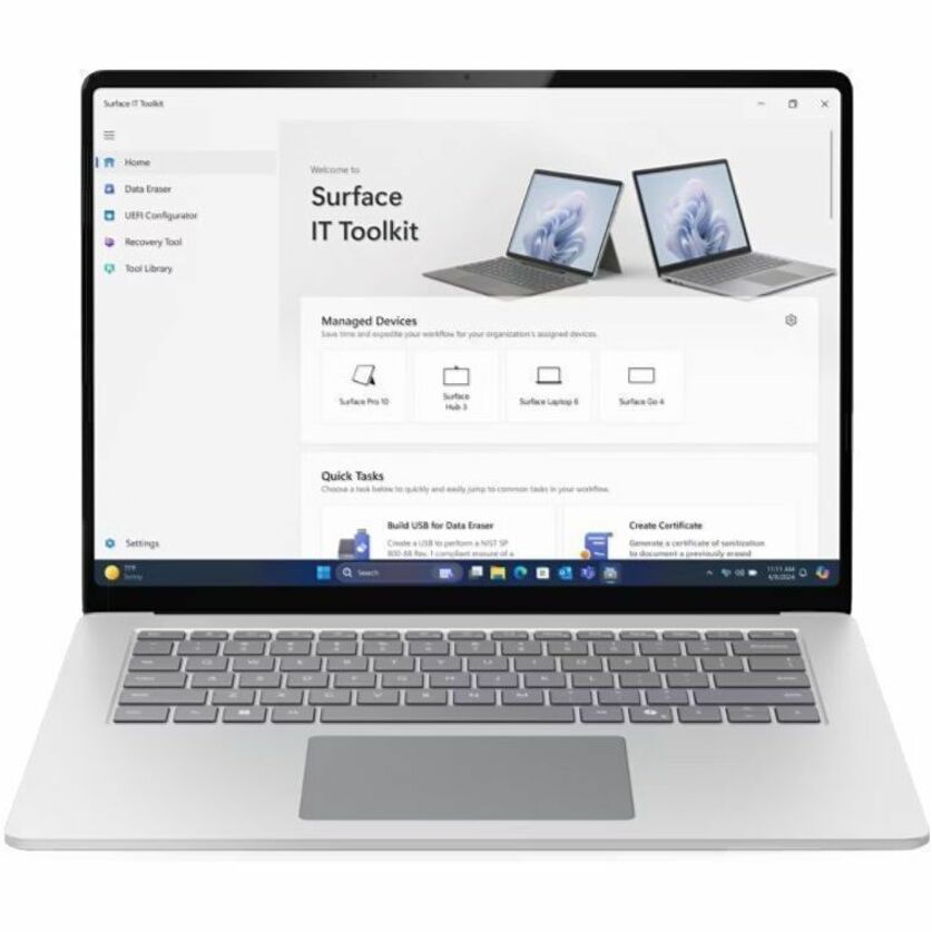 Alternate-Image2 Image for Microsoft Surface Laptop 15" Notebook - Intel Core Ultra 5 - 32 GB - 512 GB SSD - Platinum