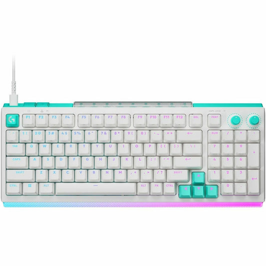 Main Image for Logitech G512 X 98 DUAL SWAP, Hot-Swappable TMR Analog / Mechanical Gaming Keyboard, 8K Polling Rate, Custom Actuation 0.1 - 4.0 mm, RAPID TRIGGER, LIGHTSYNC RGB, Wired, PC, Mac, White Tactile