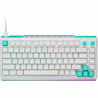 Main Image for Logitech G512 X 75 DUAL SWAP, Hot-Swappable TMR Analog / Mechanical Gaming Keyboard, 8K Polling Rate, Custom Actuation 0.1 - 4.0 mm, RAPID TRIGGER, LIGHTSYNC RGB, Wired, PC, Mac, White Tactile